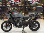 Подержанный мотоцикл Harley-Davidson Pan America 1250 2022 года, пробег 14000 км, вид сбоку, прозрачный фон