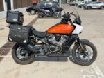 Подержанный мотоцикл Harley-Davidson Pan America 1250 2023 года, пробег 14000 км, вид сбоку, прозрачный фон